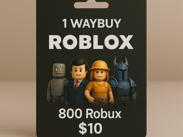 Карта пополнения Roblox 10 USD на 800 Robux для всех стран