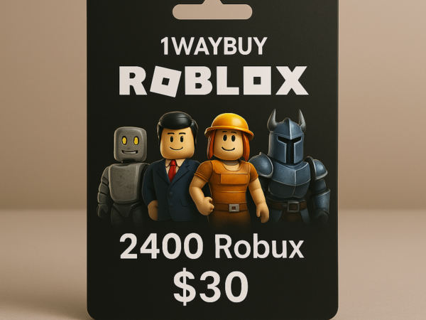 Карта пополнения Roblox 30 USD на 2400 Robux для всех стран