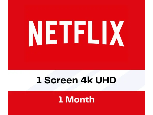 Подписка Netflix Premium 4K Ultra HD на 1 месяц