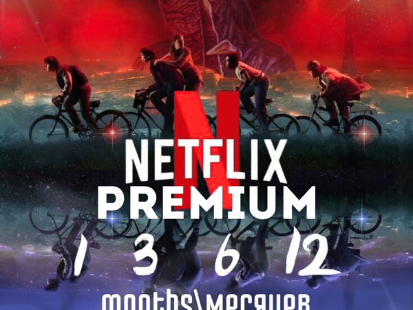 Подписка Netflix Premium 4K на 1, 3, 6 или 12 месяцев